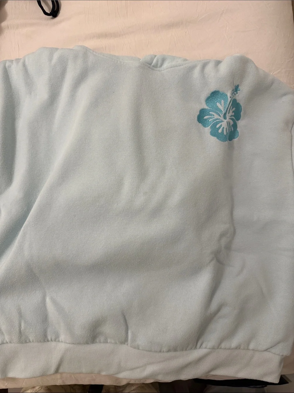 Flower Embroidery Hoodie